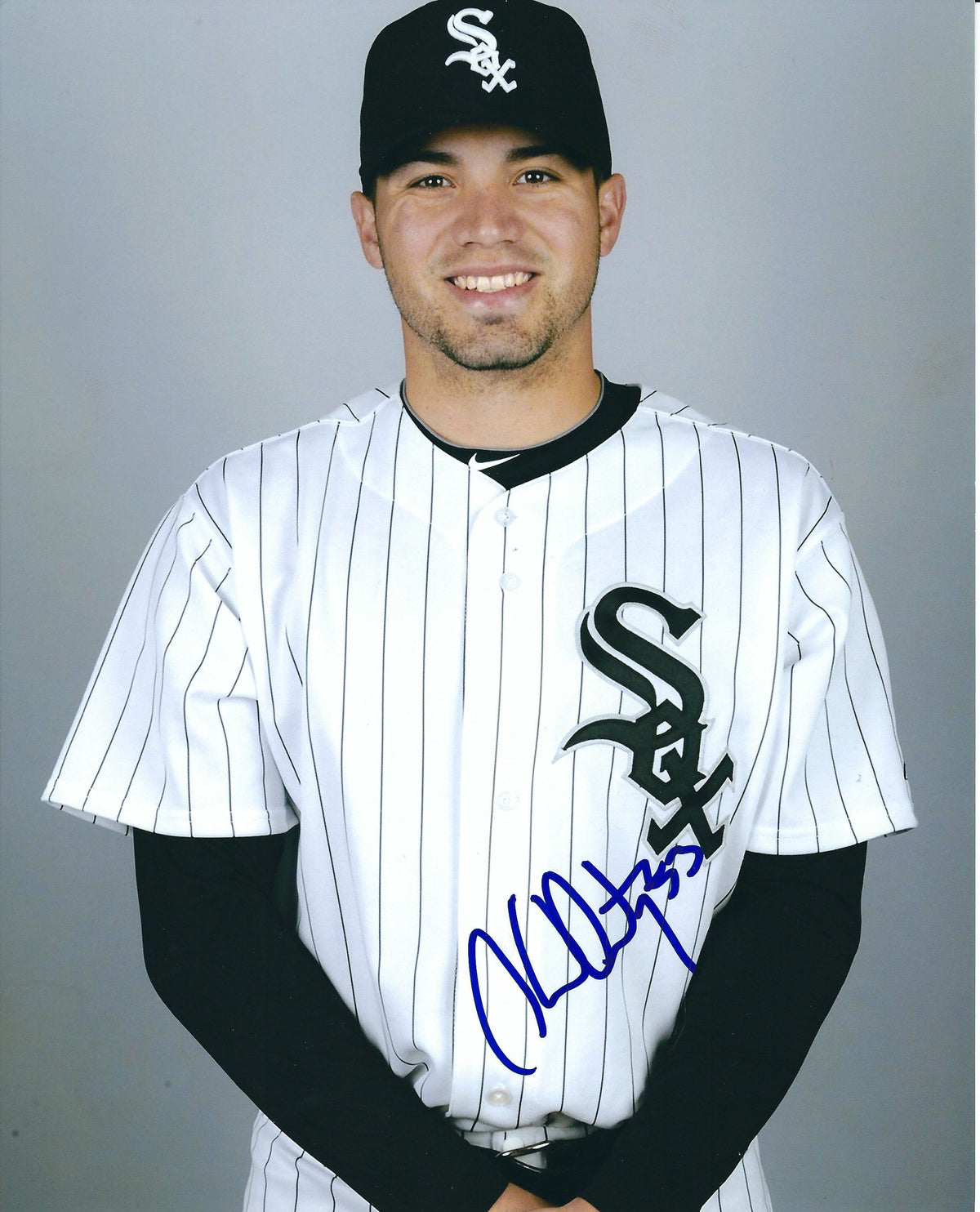 AUTOGRAPHED HECTOR SANTIAGO  8X10 Chicago White Sox Photo