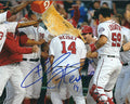 Autographed CHRIS HEISEY 8X10 Washington Nationals Photo