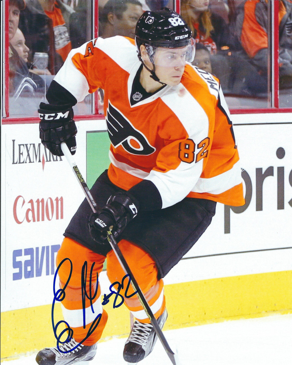 Autographed Evgeny Medvedev 8X10 Philadelphia Flyers Photo