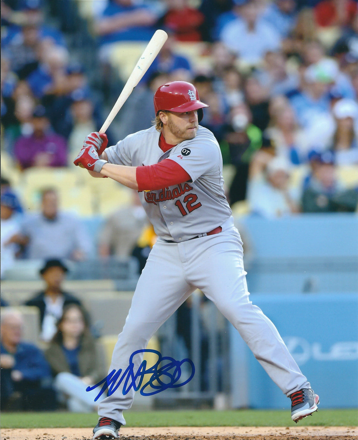 AUTOGRAPHED  MARK REYNOLDS 8X10 St. Louis Cardinals photo
