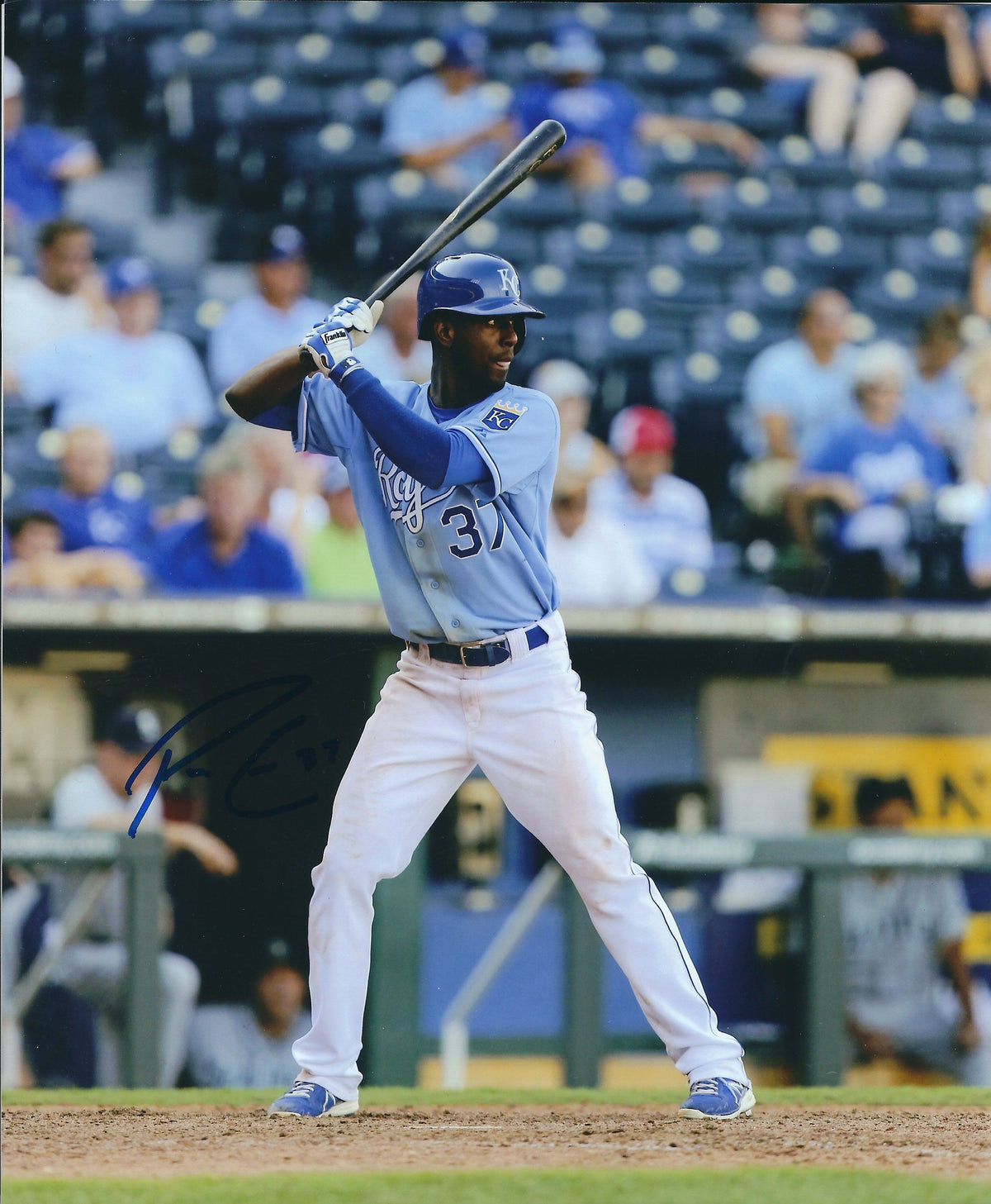 AUTOGRAPHED PEDRO CIRIACO 8X10 Kansas City Royals Photo