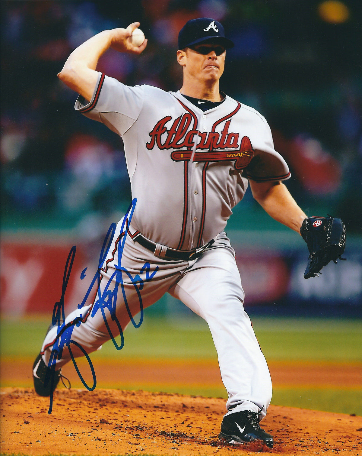 AUTOGRAPHED GAVIN FLOYD 8X10 Atlanta Braves photo