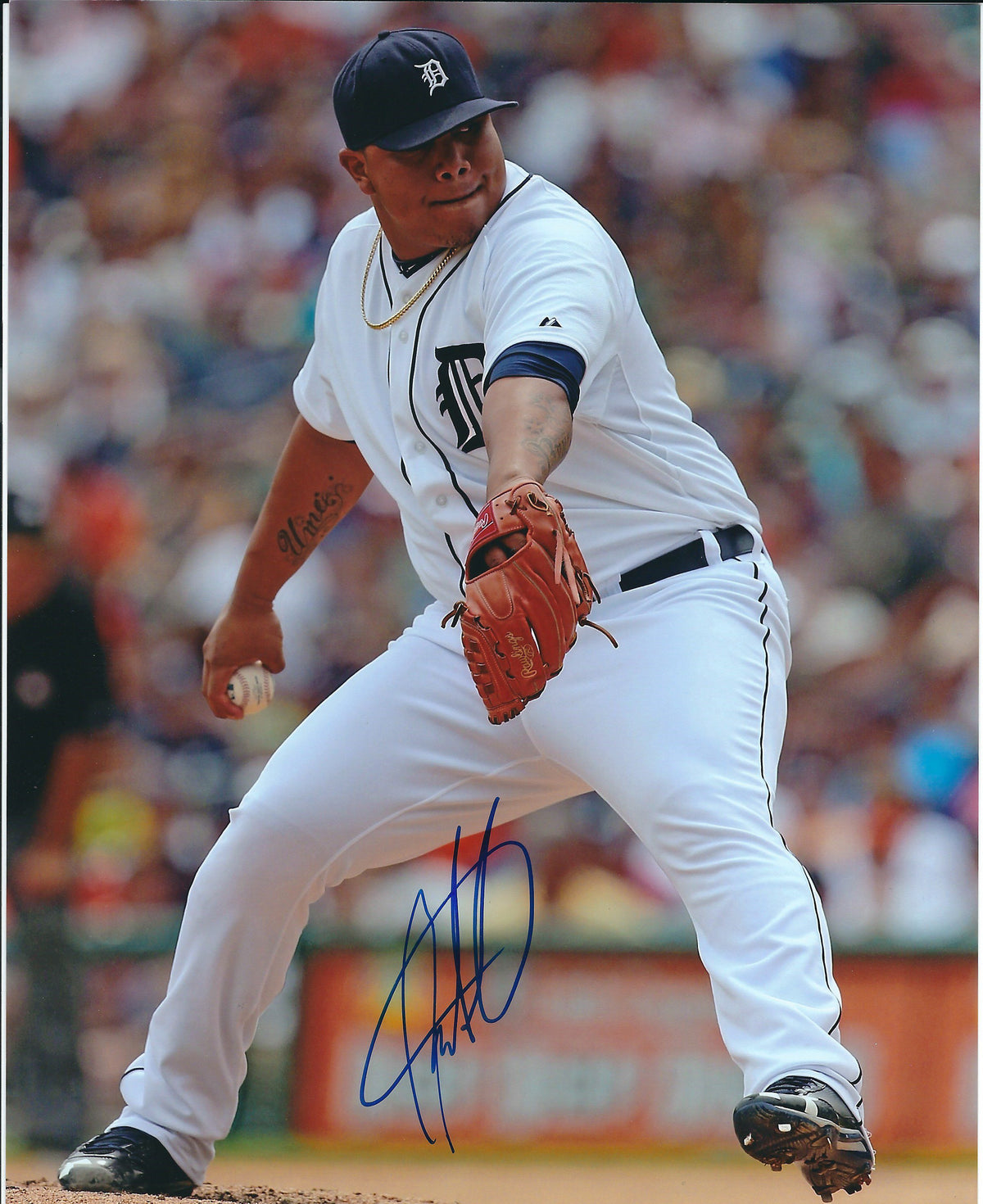 AUTOGRAPHED BRUCE RONDON 8X10 Detroit Tigers Photo