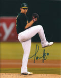 AUTOGRAPHED TOMMY MILONE 8X10 Oakland A's Photo
