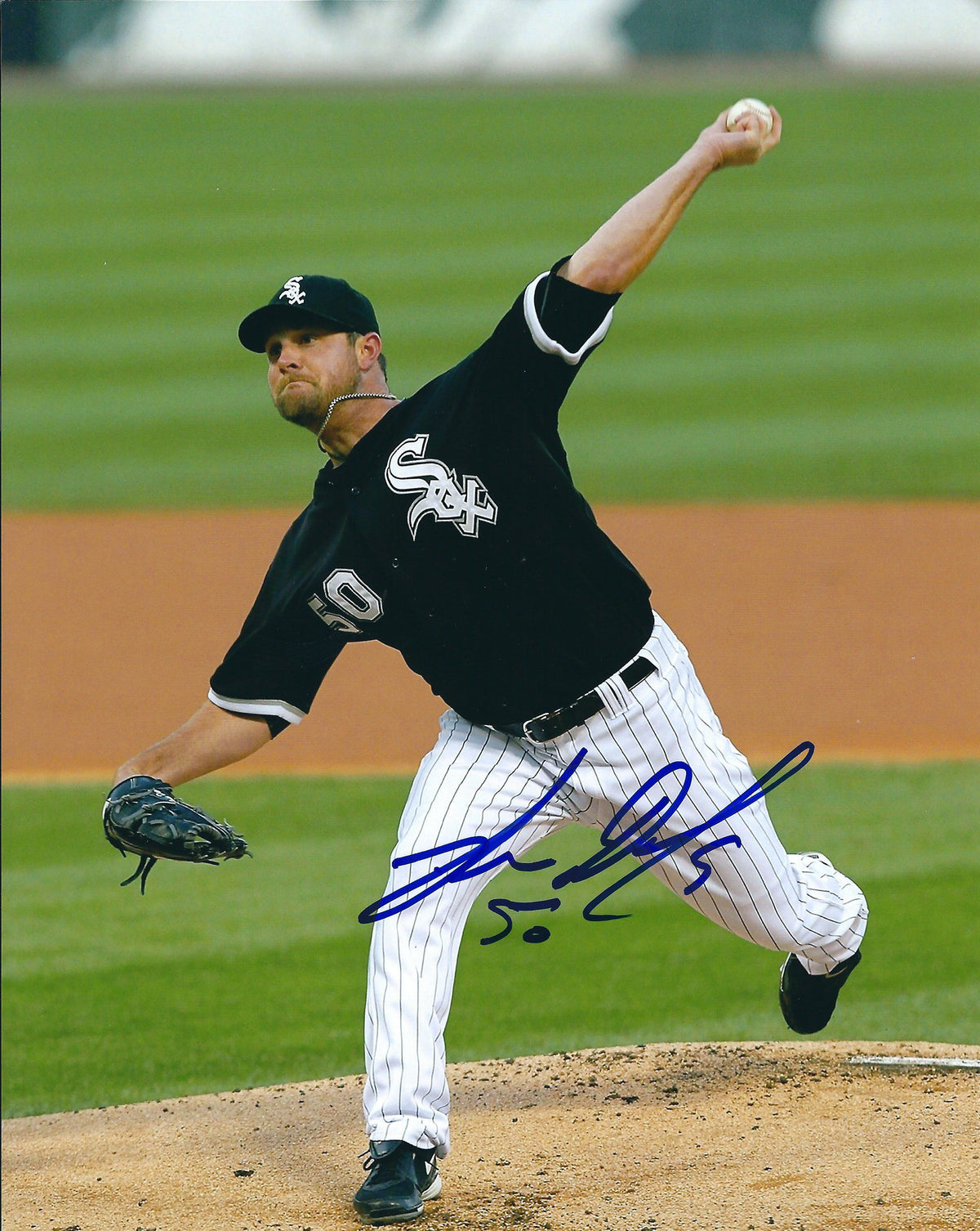 AUTOGRAPHED JOHN DANKS 8x10 Chicago White Sox Photo