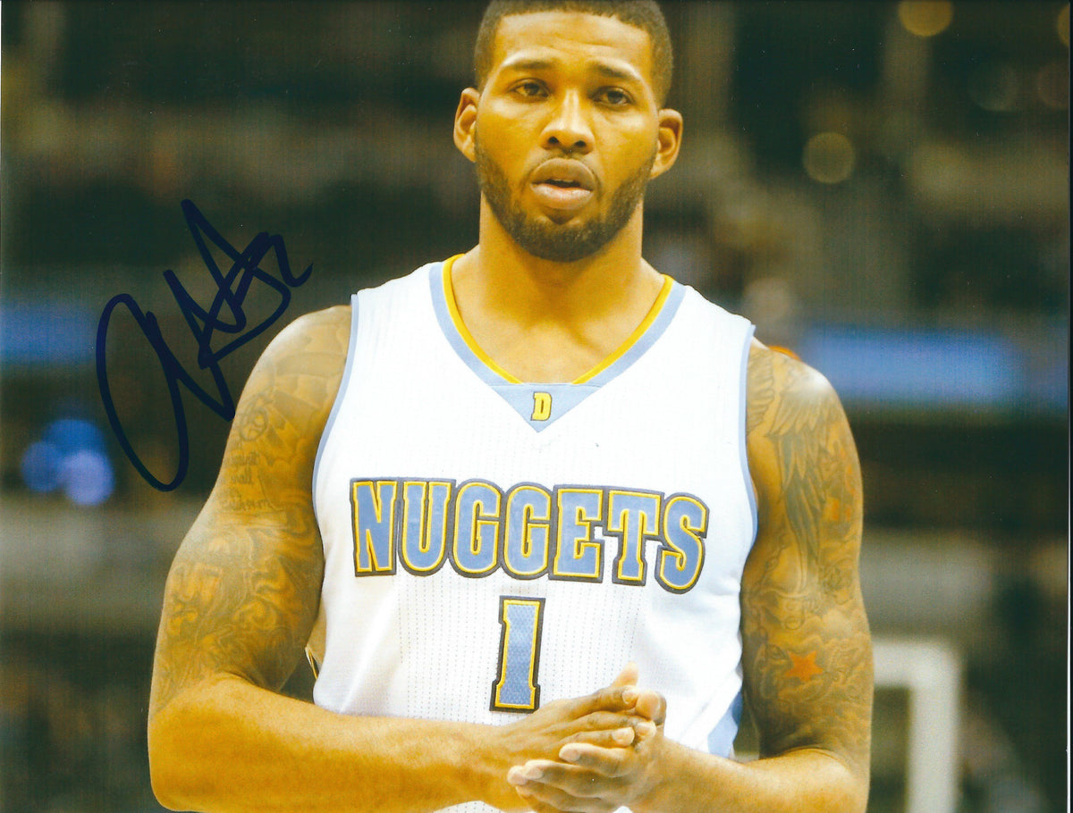 AUTOGRAPHED ALONZO GEE 8X10 Denver Nuggets Photo