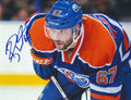 Autographed  BENOIT POULIOT 8X10 Edmonton Oilers Photo