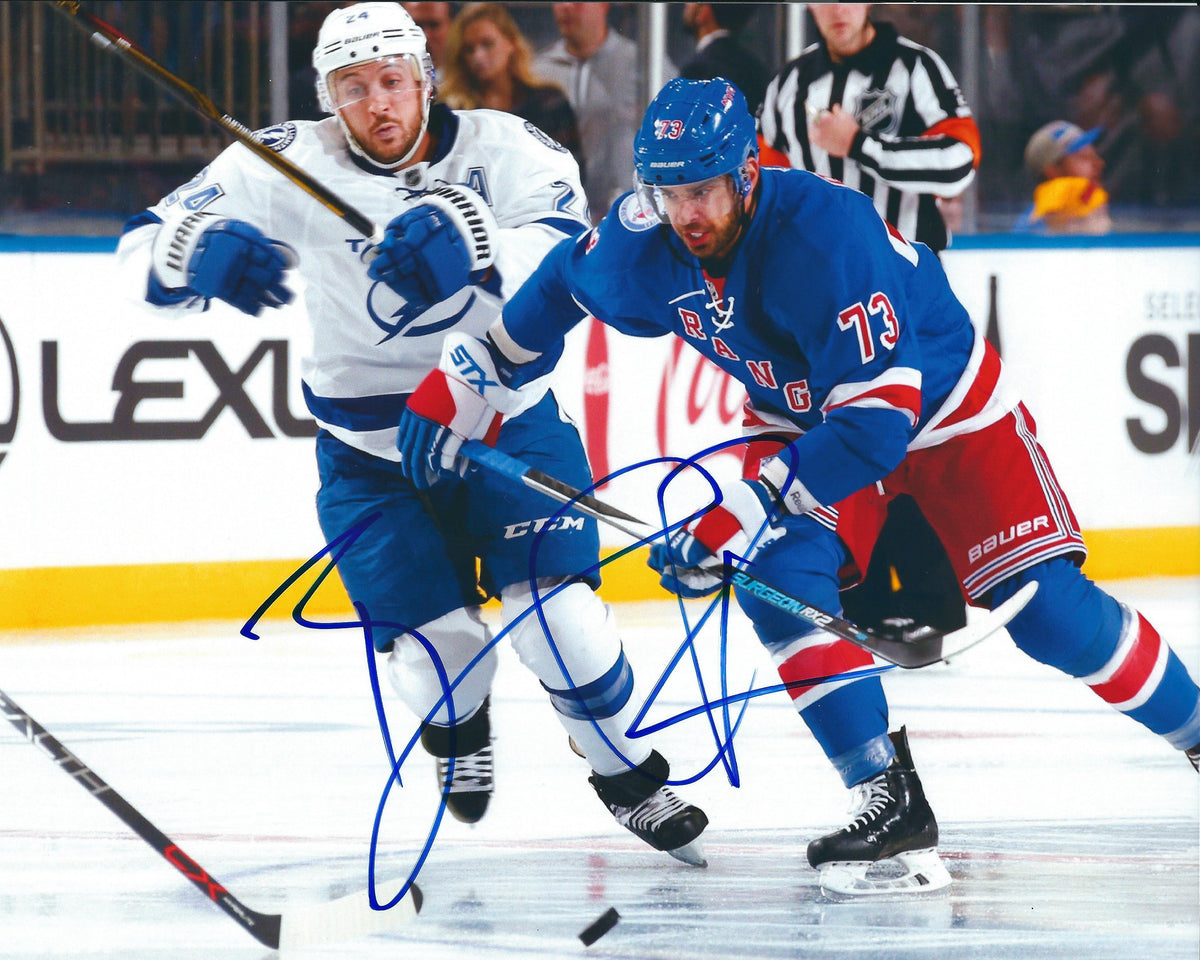 Autographed  BRANDON PIRRI 8X10 New York Rangers Photo