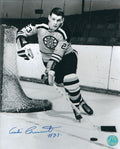 Autographed ANDRE PRONOVOST 8X10 Boston Bruins  Photo