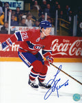 Autographed GARY LEEMAN 8X10 Montreal Canadiens Photo