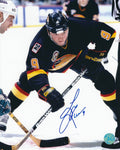 Autographed GARY LEEMAN 8X10 Vancouver Canucks Photos