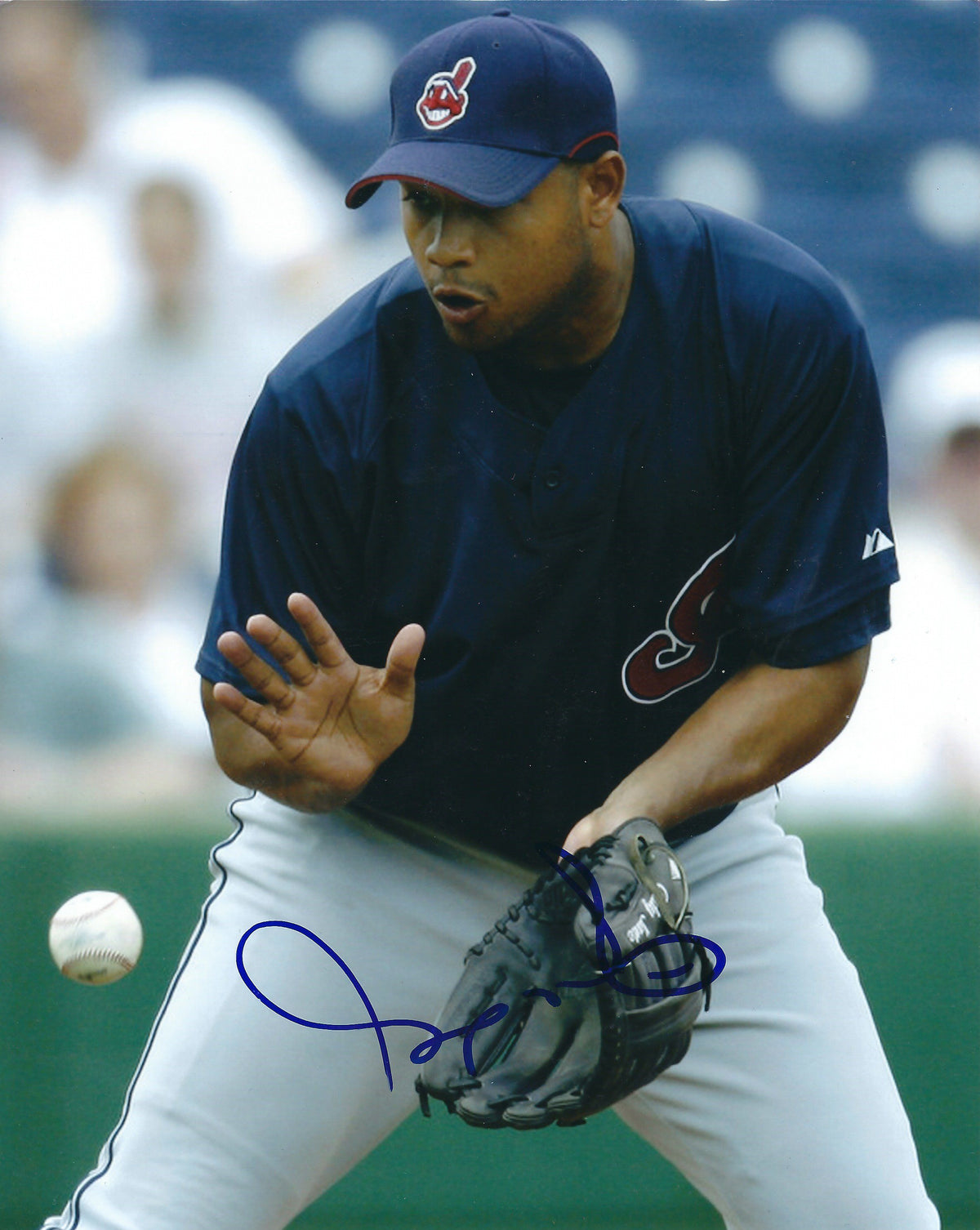AUTOGRAPHED ANDY MARTE 8X10 Cleveland Indians Photo