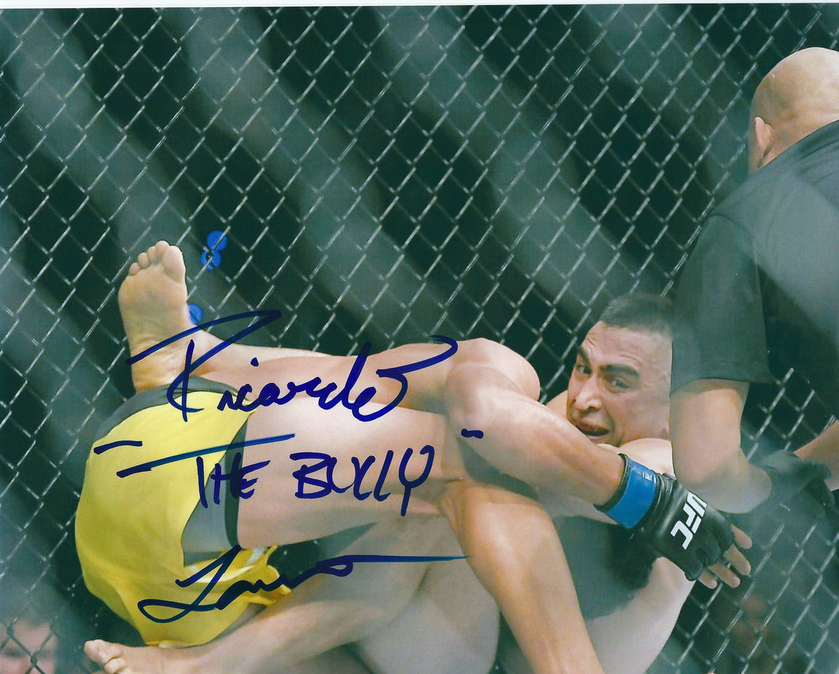 Autographed Ricardo Lamas UFC & MMA 8x10 photo with COA