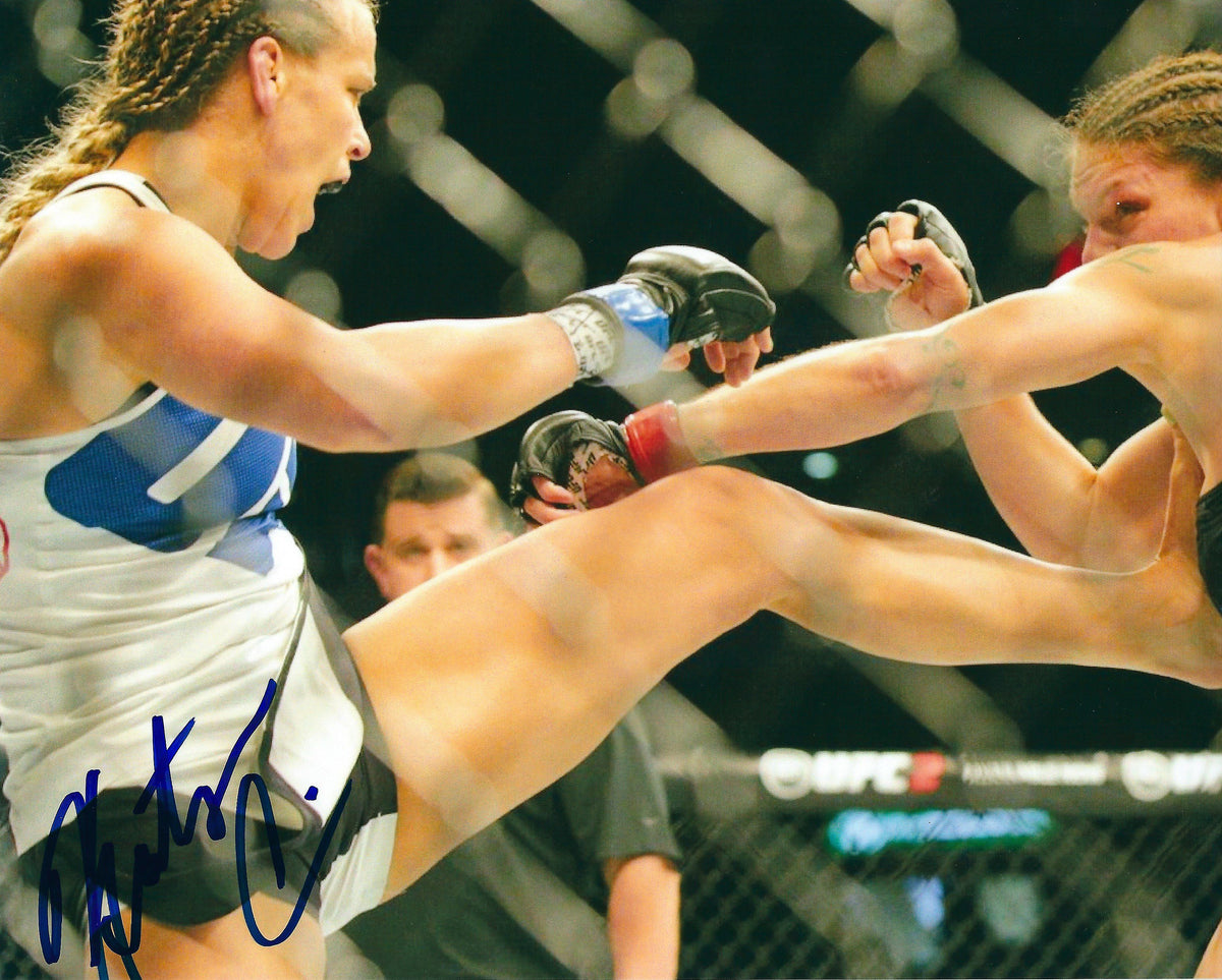 Autographed Katlyn Chookagian UFC & MMA 8x10 photo with COA (Copy)