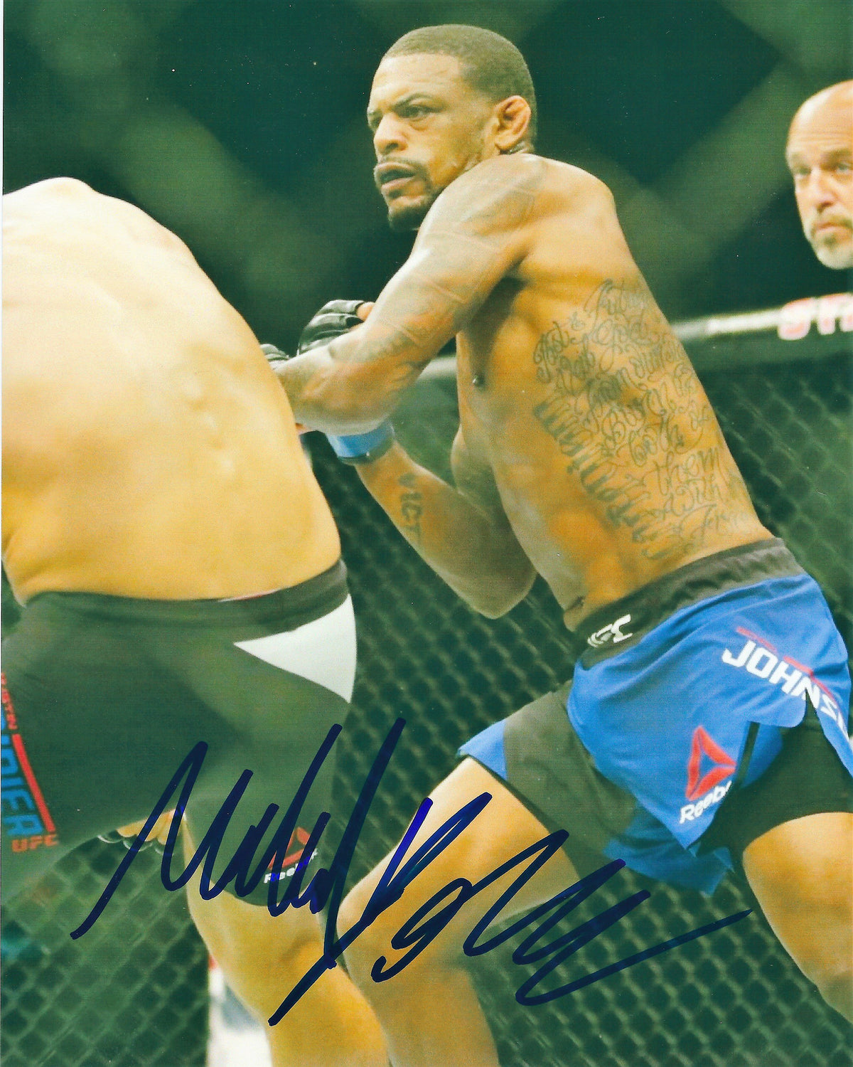 Autographed Michael Johnson UFC & MMA 8x10 photo with COA