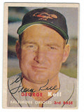 Autographed GEORGE KELL 1957 Topps Card