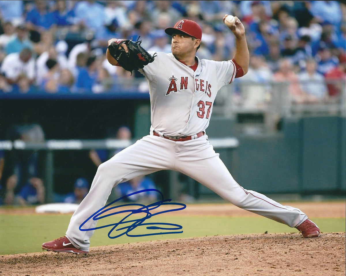 AUTOGRAPHED CESAR RAMOS 8X10 Los Angeles Angels Photo