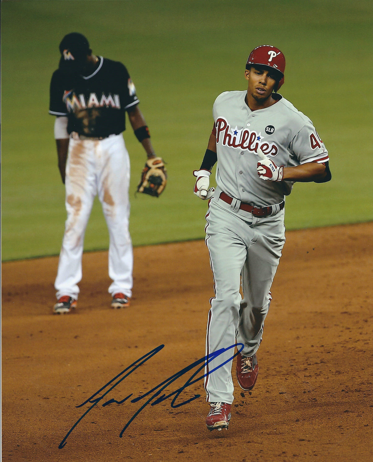 AUTOGRAPHED  AARON ALTHERR 8X10 Philadelphia Phillies Photo
