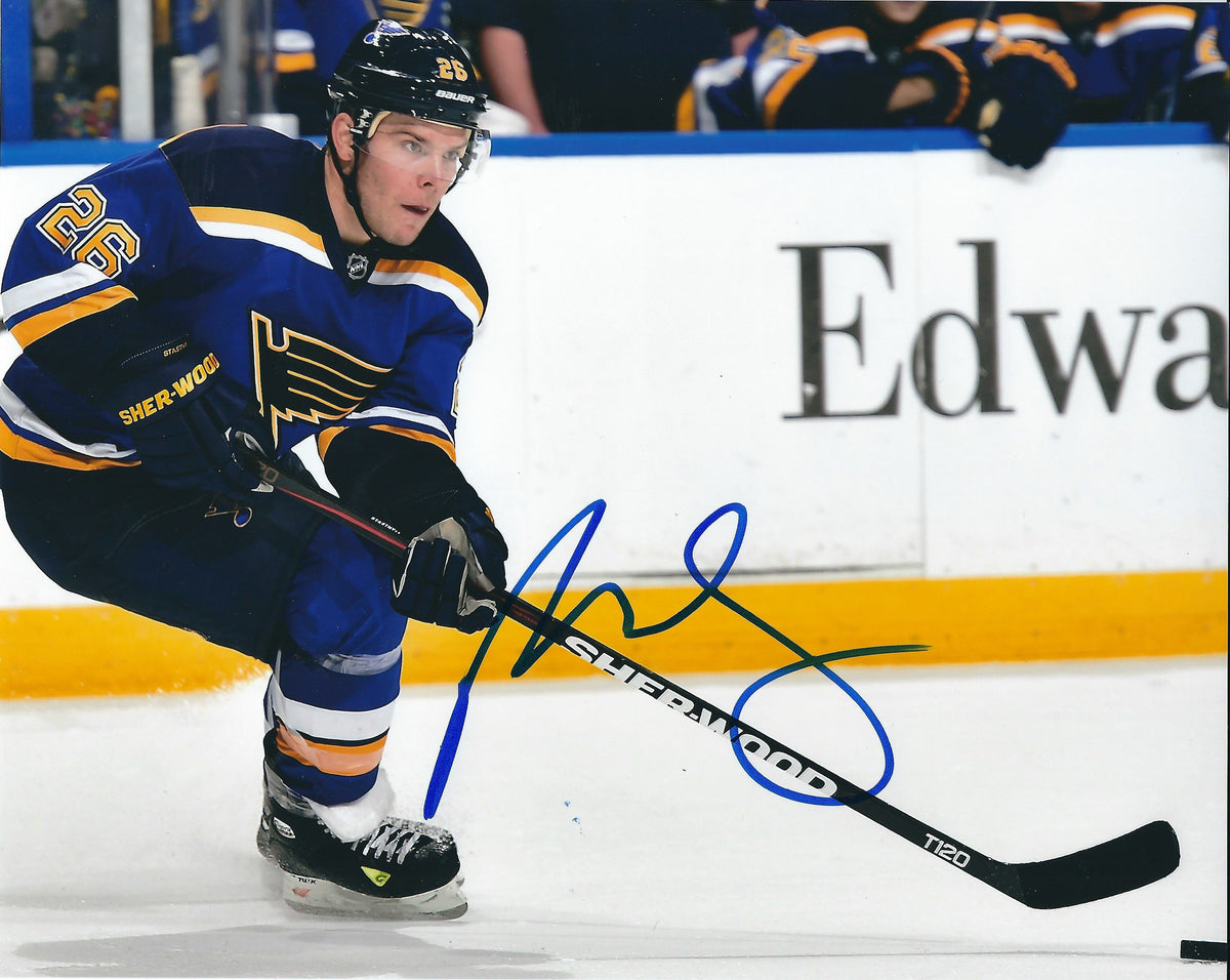Autographed  PAUL STASTNY 8x10 St. Louis Blues Photo