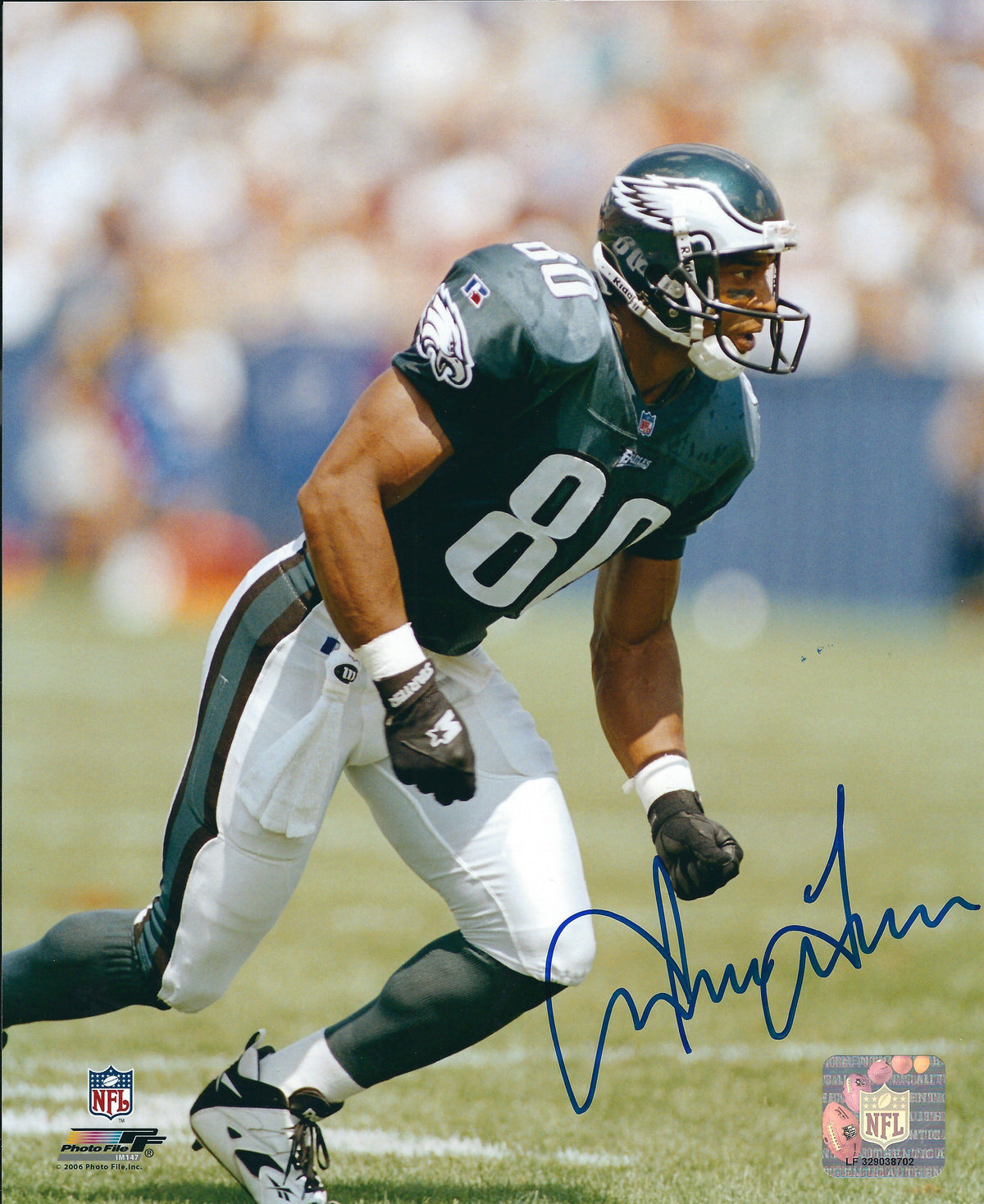Autographed IRVING FRYAR 8x10 Philadelphia Eagles Photo