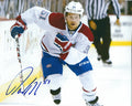 Autographed DAVID DESHARNAIS 8X10 Montreal Canadiens Photo