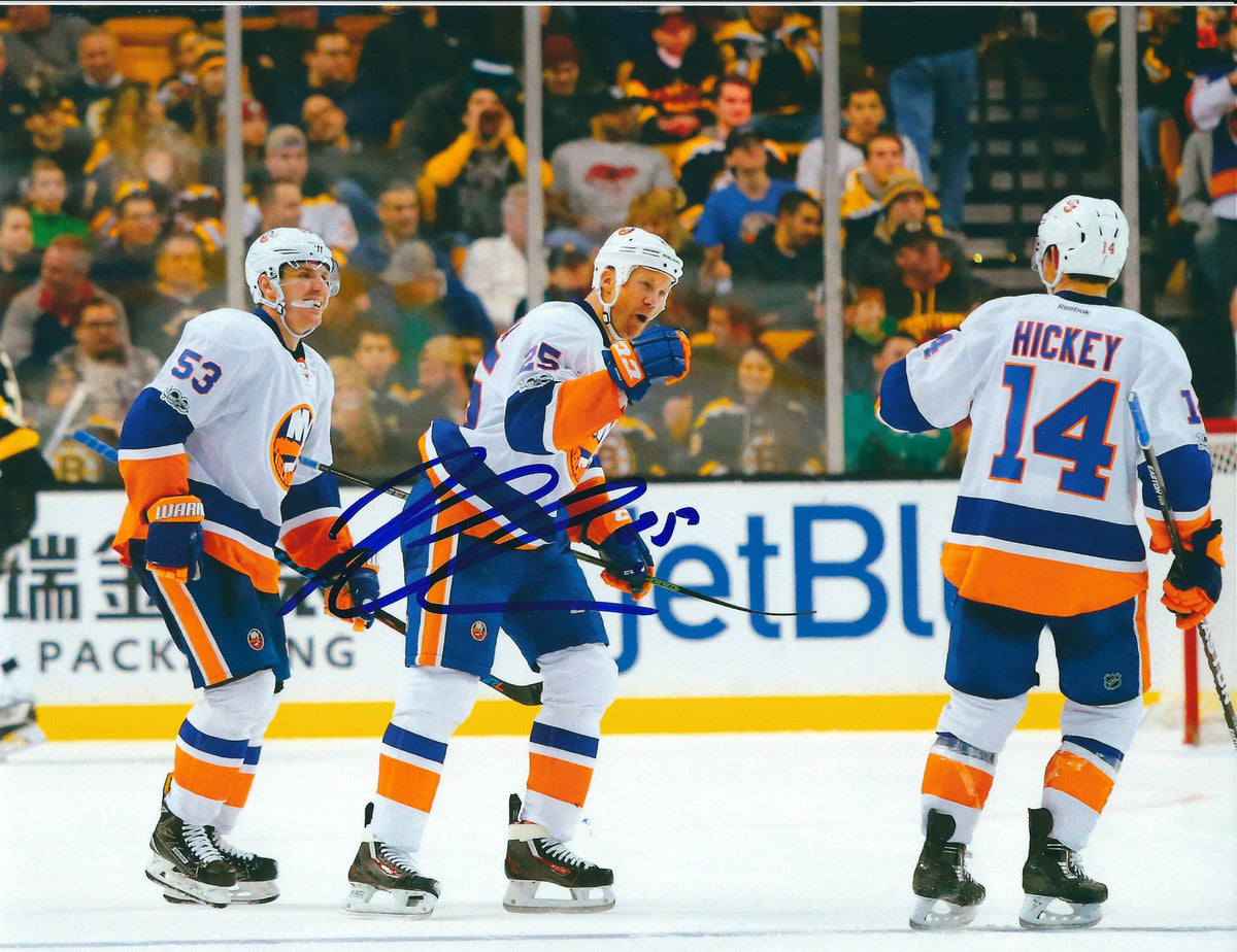 Autographed JASON CHIMERA 8X10 New York Islanders Photo