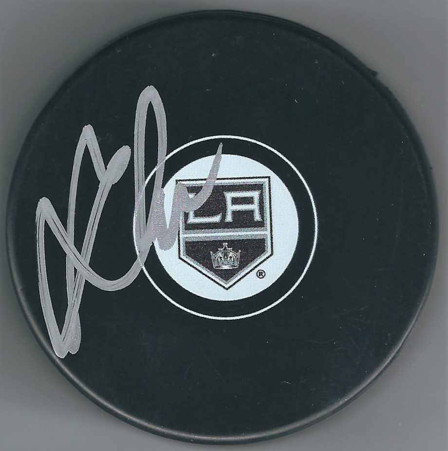 Autographed MARIAN GABORIK Los Angeles Kings Hockey Puck