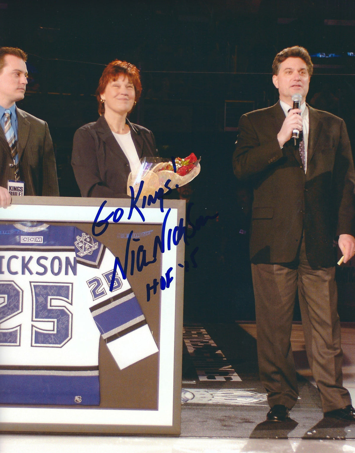 Autographed NICK NICKSON 8x10 Los Angeles Kings Photo