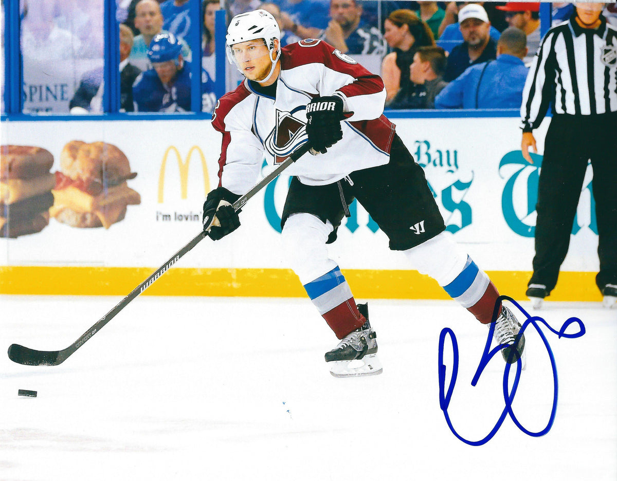 Autographed ERIK JOHNSON 8x10 Colorado Avalanche Photo