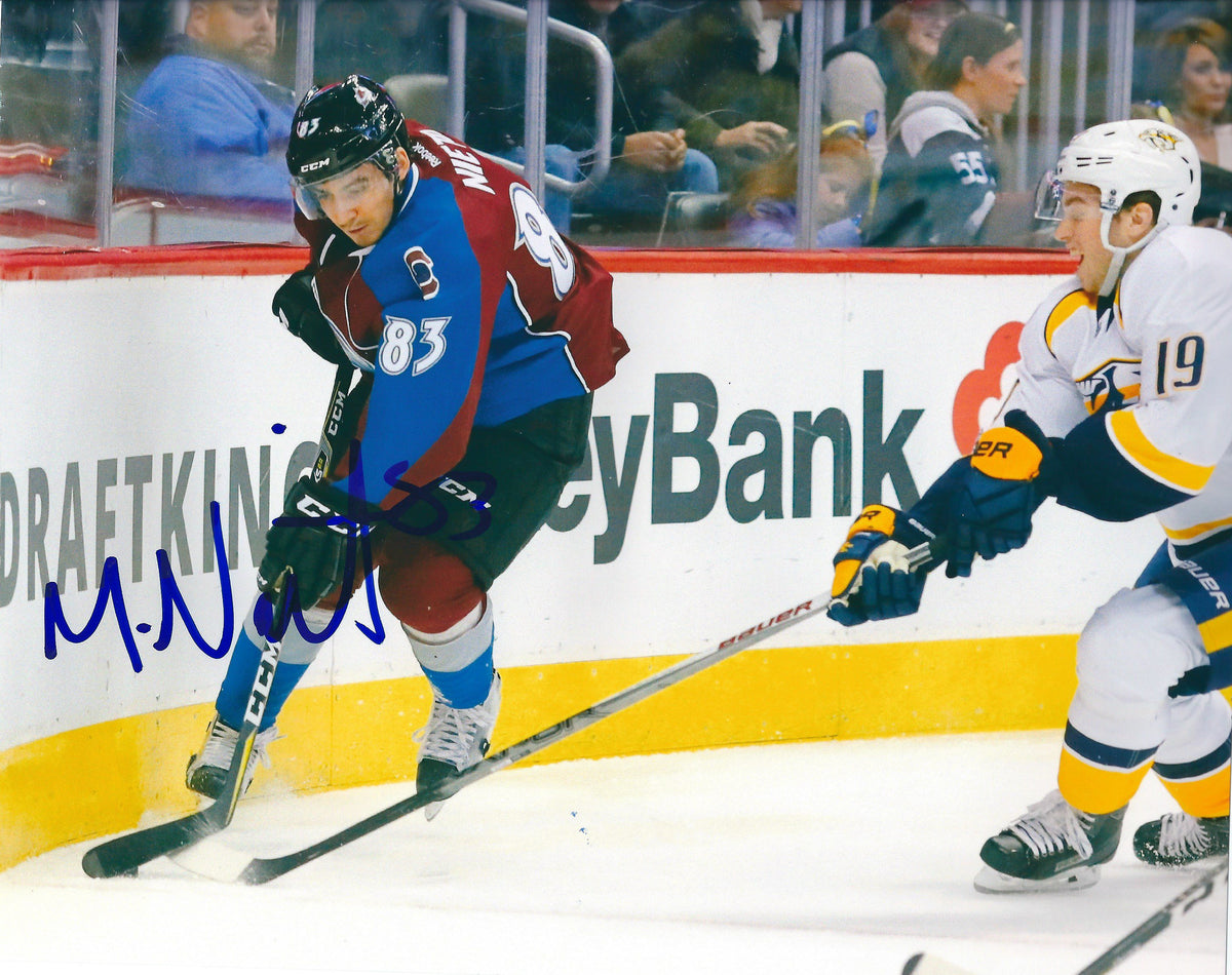 Autographed MATTHEW NIETO 8x10 Colorado Avalanche Photo