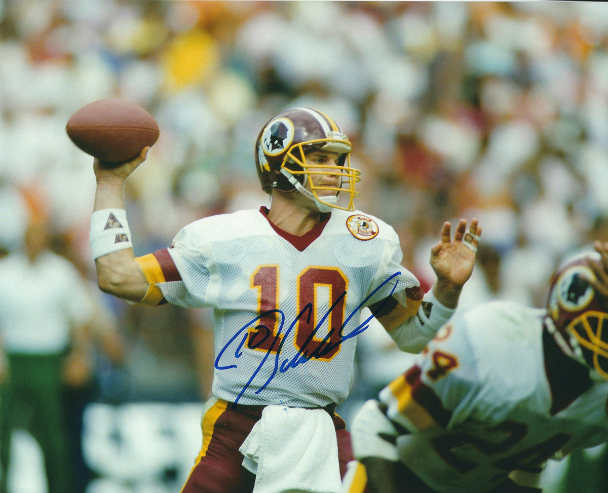 Autographed JAY SCHROEDER 8x10 Washington Redskins Photo