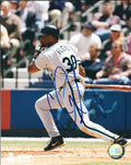 AUTOGRAPHED CLIFF FLOYD 8X10 Florida Marlins Photo