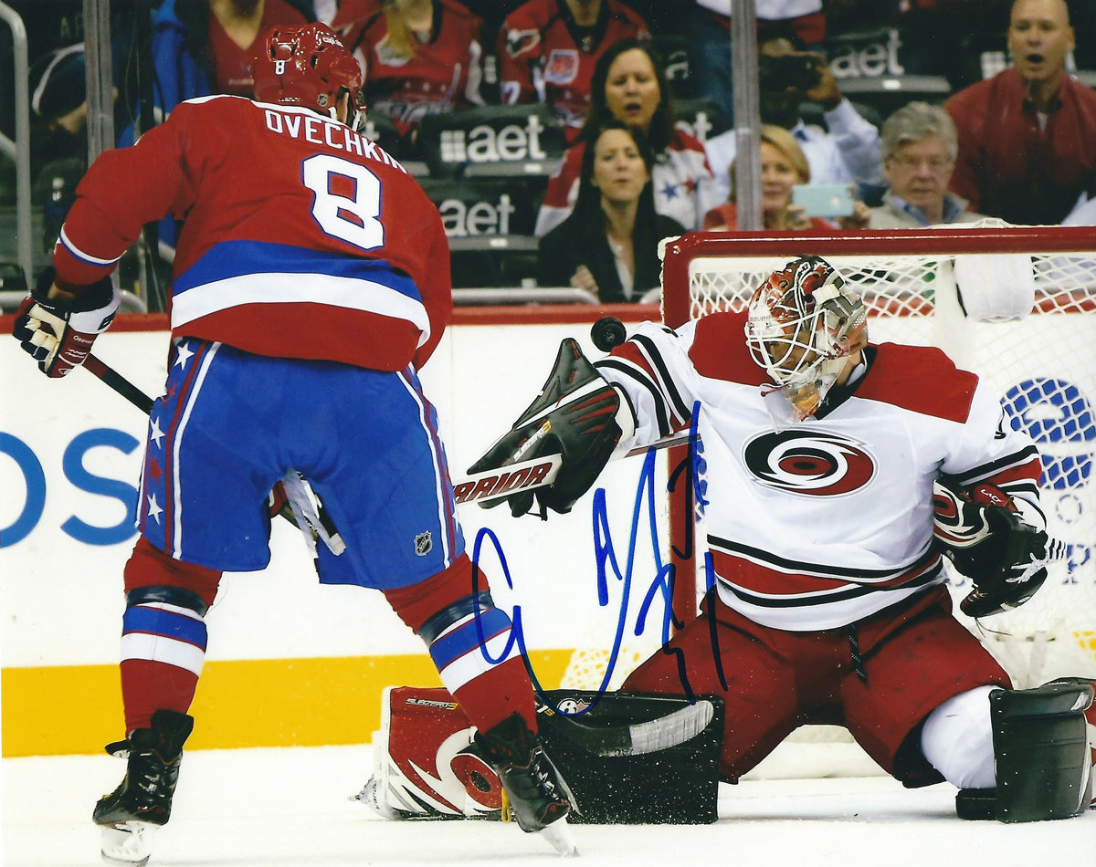 AUTOGRAPHED EDDIE LACK 8X10 CAROLINA HURRICANES Photo