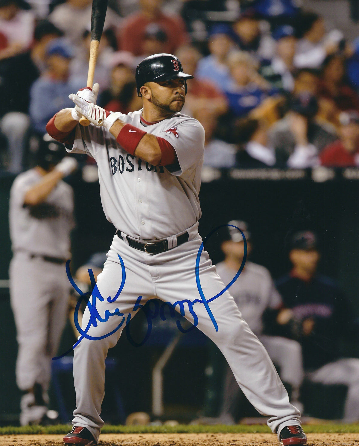 AUTOGRAPHED ALEX GONZALEZ  8X10 Boston Red Sox photo