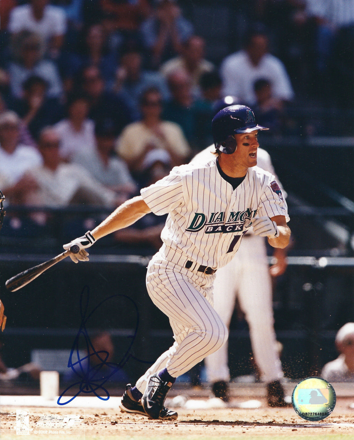 Autographed STEVE FINLEY 8X10 Arizona Diamondbacks Photo