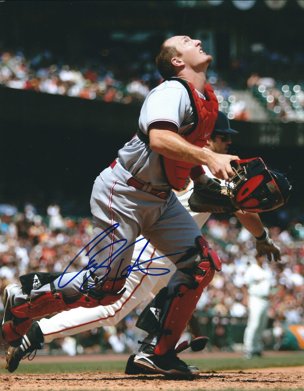 AUTOGRAPHED  photo CRAIG TATUM Cincinnati Reds