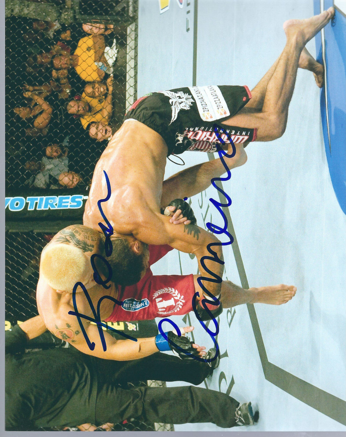 Autographed Roan Carneiro UFC & MMA 8x10 photo with COA