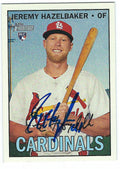 Autographed JEREMY HAZELBAKER 2016 Topps Heritage Card