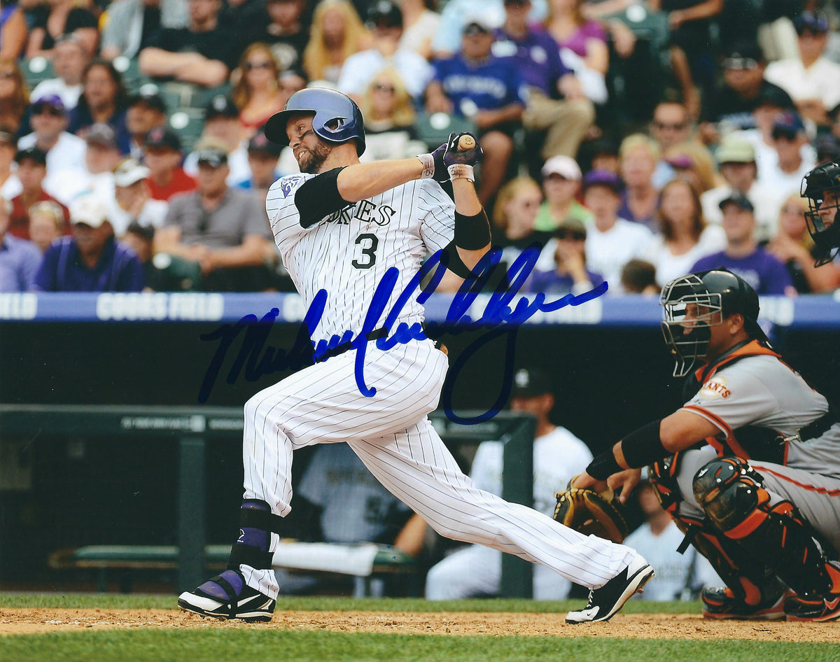 Autographed Michael Cuddyer 8x10 Colorado Rockies  photo - w/COA