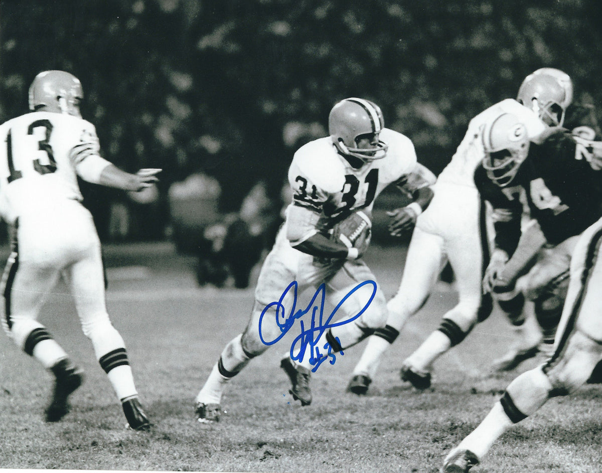 Autographed CHARLIE HARRAWAY 8X10 Cleveland Browns Photo