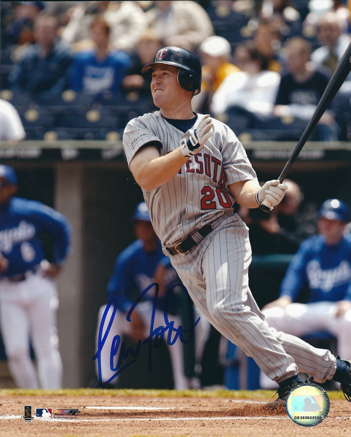 AUTOGRAPHED LEW FORD 8X10 Minnesota Twins photo