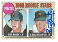 Autographed BOB ROBERTSON 1968 Topps Card