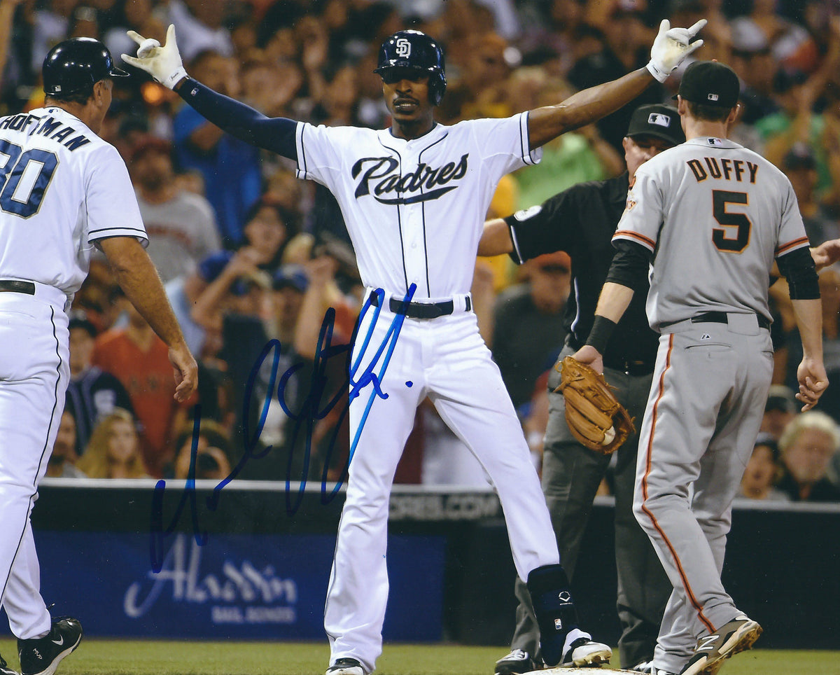 AUTOGRAPHED MELVIN UPTON 8X10 San Diego Padres photo