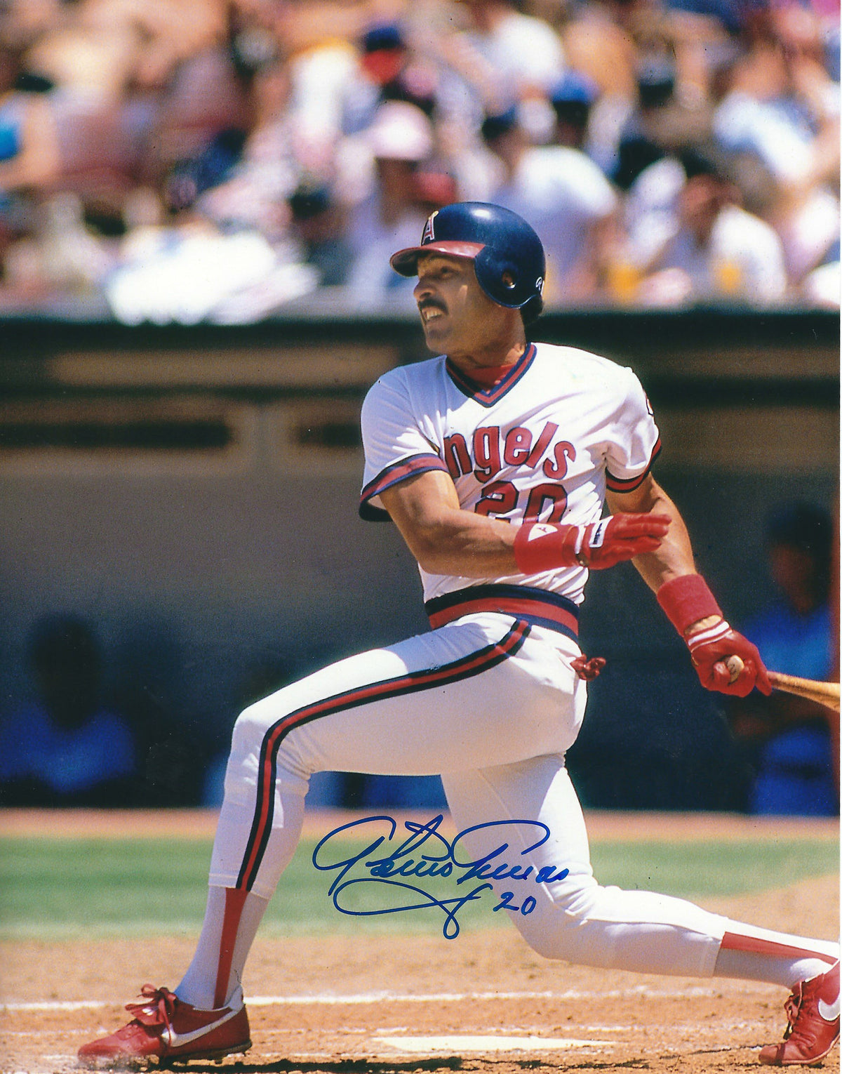 AUTOGRAPHED TONY ARMAS 8X10 Los Angeles Angels Photo