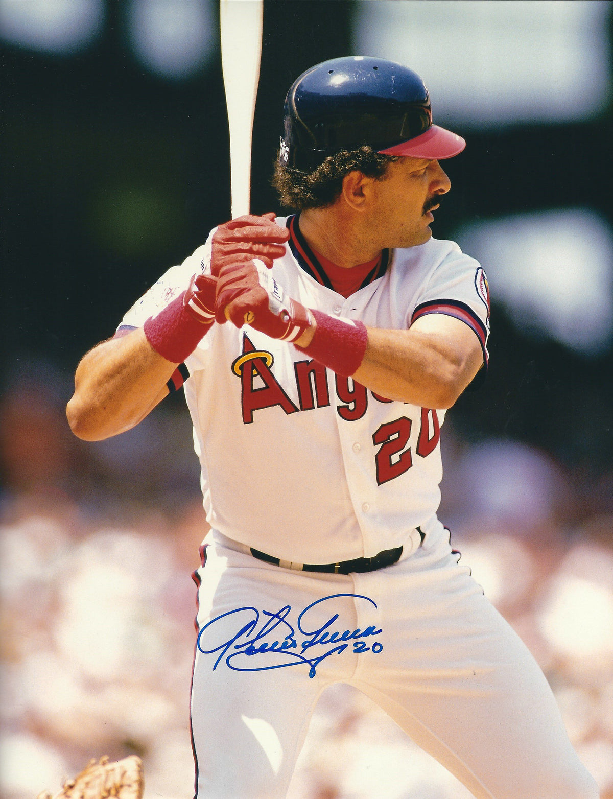 AUTOGRAPHED TONY ARMAS 8X10 California Angels Photo