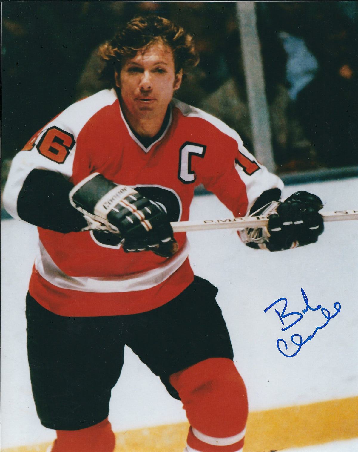 AUTOGRAPHED SIGNED photo BOBBY CLARKE #2  HOF Flyers