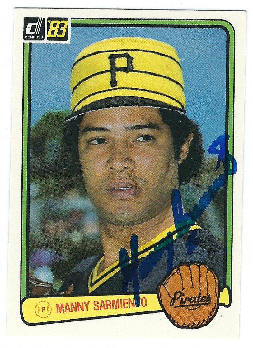 Autographed MANNY SARMIENTO 1983 Donruss Card