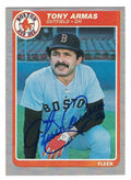 Autographed TONY ARMAS 1985 Fleer Card