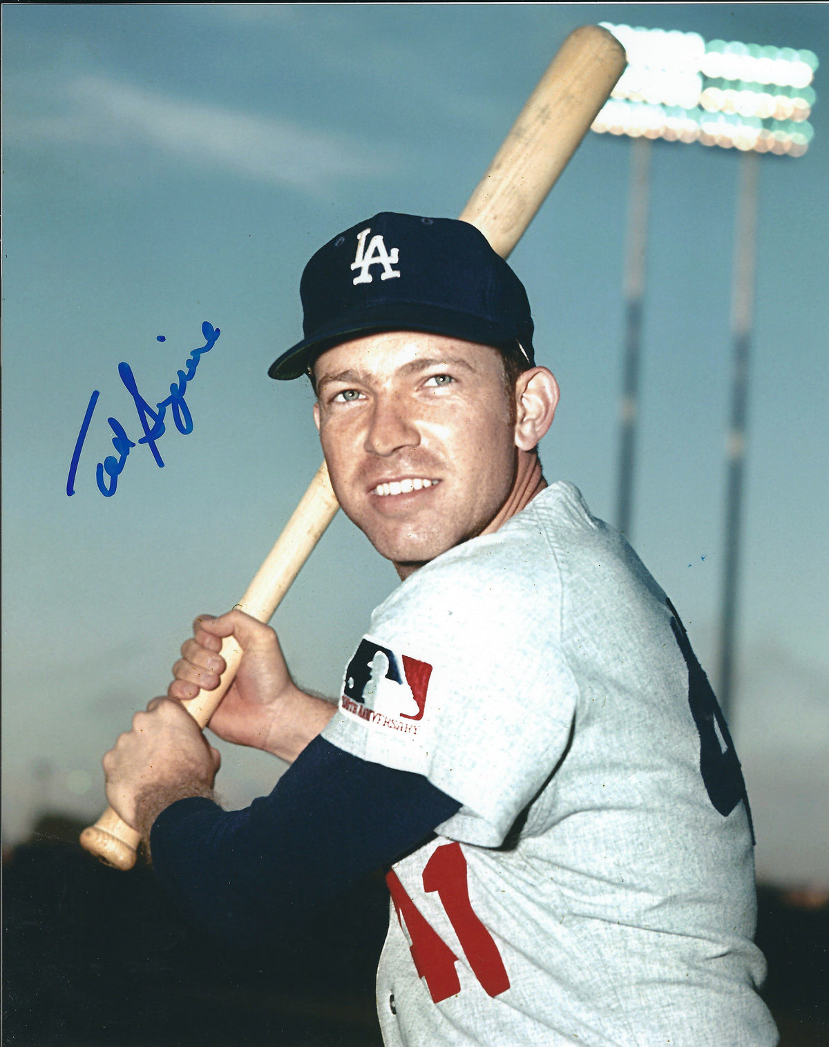 AUTOGRAPHED TED SIZEMORE 8x10 Los Angeles Dodgers photo
