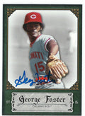 Autographed GEORGE FOSTER 2006 FLEER GREATS of the GAME CARD